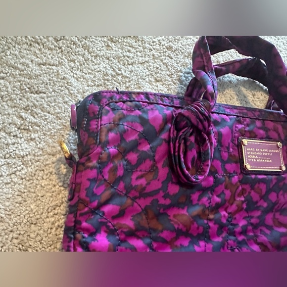 Marc by Marc Jacob’s Purple Navy Printed Laptop Bag - Picture 4 of 9
